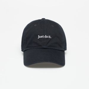 Šiltovka Nike Club Unstructured Just Do It Cap Black/ White L/XL