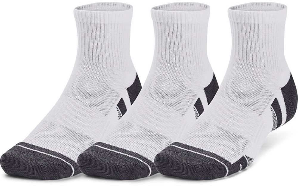 Under Armour Performance Tech 3-Pack Qtr White L