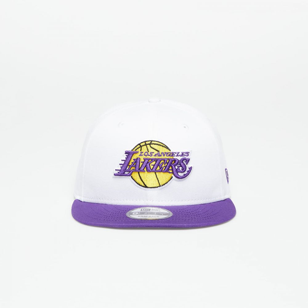 Šiltovka New Era Los Angeles Lakers Crown Team 9FIFTY Snapback Cap Optic White/ True Purple M-L
