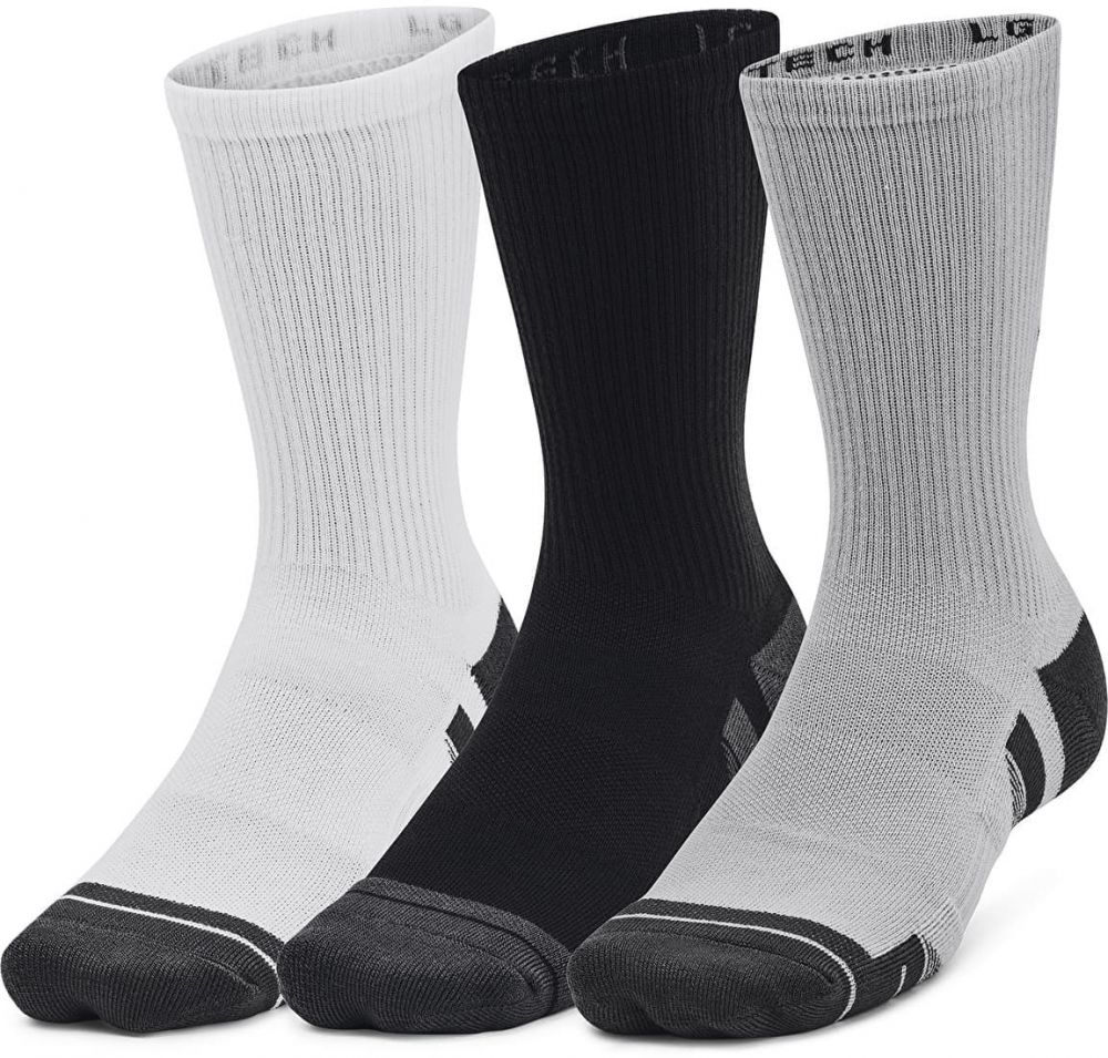 Under Armour Performance Tech 3-Pack Crew Gray L