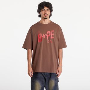 Tričko A BATHING APE Floral Solid Camo Bape Sta Logo Relaxed Fit Short Sleeve Tee Brown XL