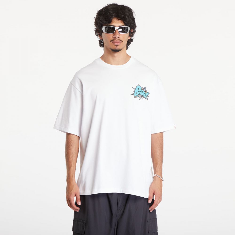Tričko A BATHING APE Graffiti Bape Relaxed Fit Short Sleeve Tee White L