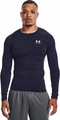 Tričko Under Armour Hg Armour Comp LS Midnight Navy/ White XL