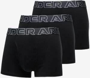 Under Armour M Performance Cotton 3in 3-Pack Black L