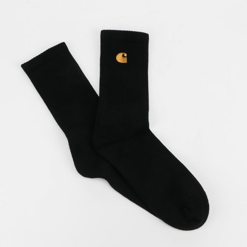 Carhartt WIP Chase Socks Black/ Gold Universal