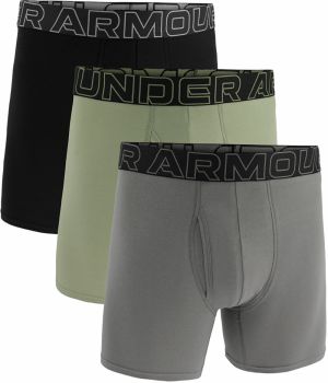 Under Armour M Perf Cotton 6in 3-Pack Green S