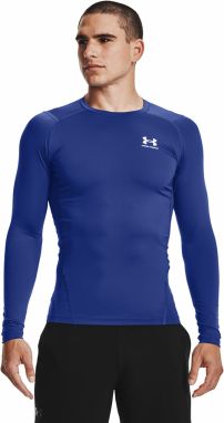 Tričko Under Armour Hg Armour Comp LS Royal/ White L