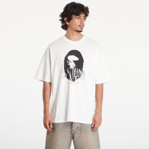 Tričko A BATHING APE Spray Print Logo Relaxed Fit Short Sleeve Tee Ivory XXL