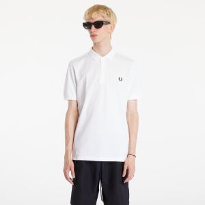 Tričko FRED PERRY Plain Polo Short Sleeve Tee White L