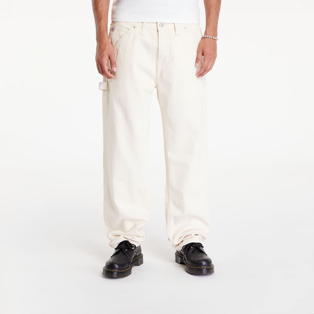 Kalhoty Calvin Klein Jeans 90'S Straight Min Carpenter Jeans White 34