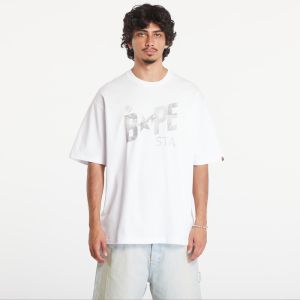 Tričko A BATHING APE Floral Solid Camo Bape Sta Logo Relaxed Fit Short Sleeve Tee White XXL