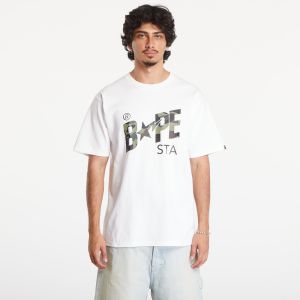 Tričko A BATHING APE 1St Camo Bape Sta Short Sleeve Tee White/ Green XXXL