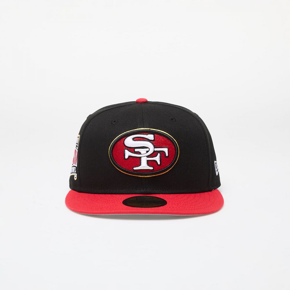 Šiltovka New Era San Francisco 49ers NFL Pin Pack 59FIFTY Fitted Cap Black 7 1/8