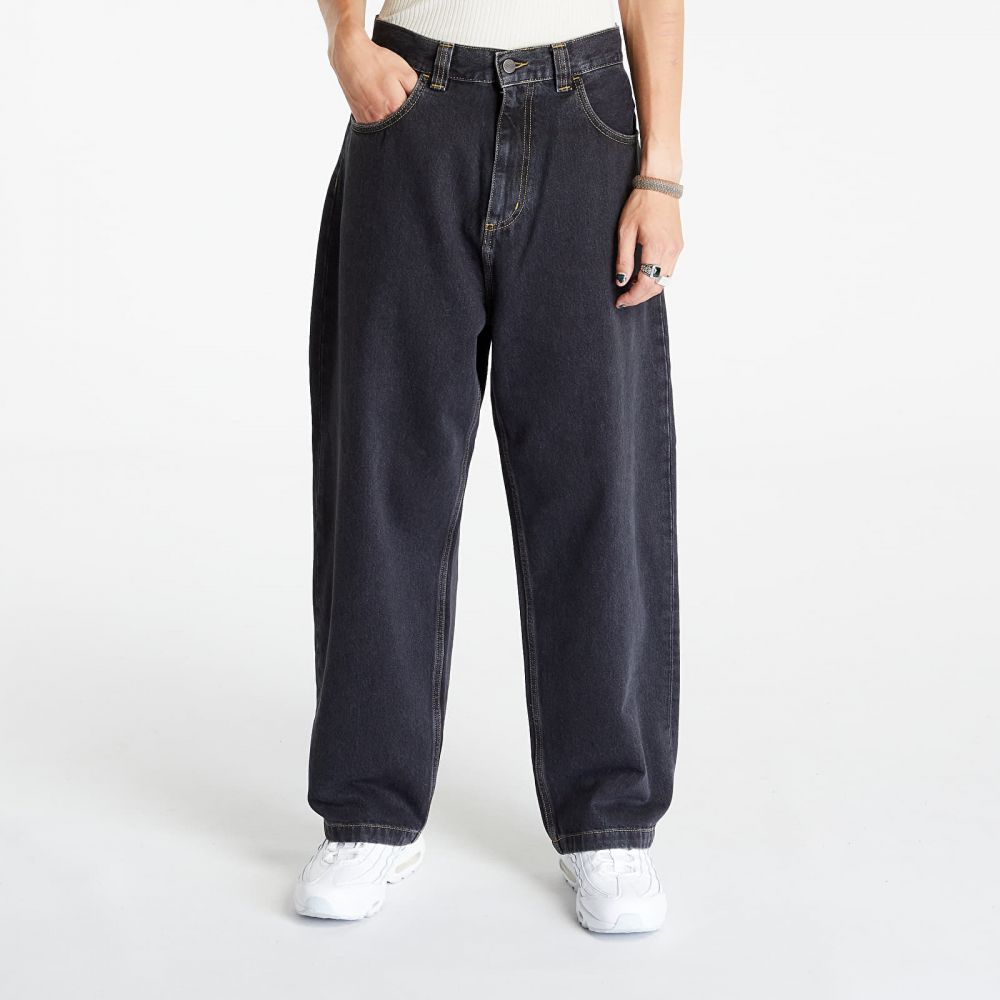 Kalhoty Carhartt WIP Brandon Pant Black Stone Washed L