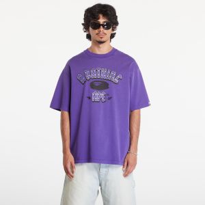 Tričko A BATHING APE Garment Dye Rhinestone Logo Relaxed Fit Short Sleeve Tee Purple M