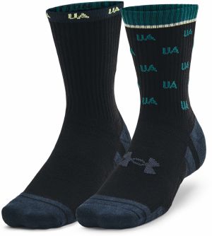 Under Armour Perf Cotton Nov 2-Pack Mid Black XL