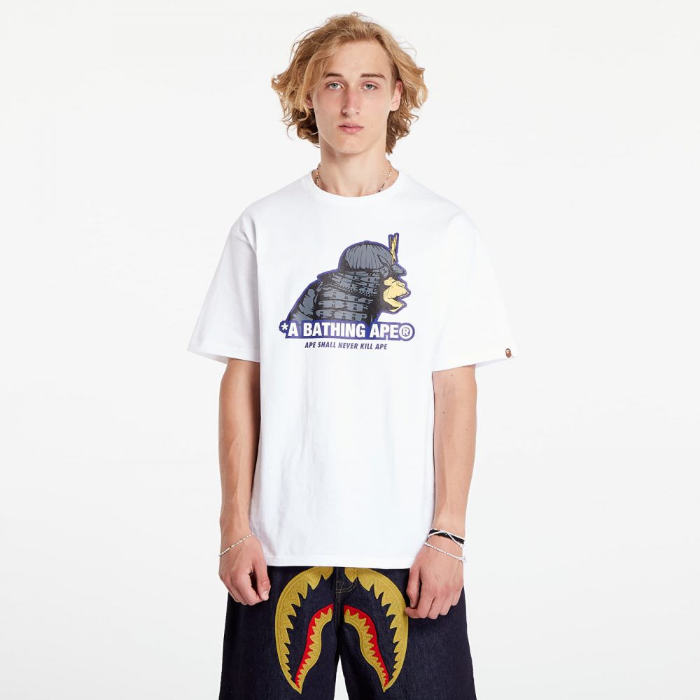 Tričko A BATHING APE Samurai Tee White M