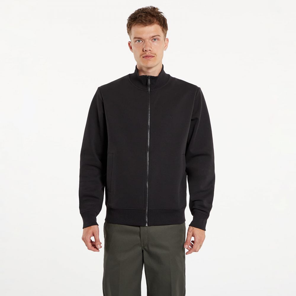 Mikina Calvin Klein Jeans Textured Track Top Black L