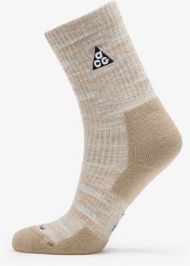 Nike ACG Everyday Cushioned Crew Socks 1-Pack Light Bone/ Volt/ Khaki/ Black S