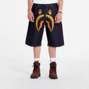 Šortky A BATHING APE Shark Denim Shorts Indigo XL