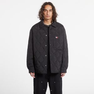 Bunda Tommy Jeans Quilted Shacket Black L