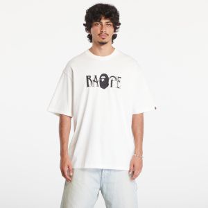 Tričko A BATHING APE Screen Print Logo Relaxed Fit Short Sleeve Tee Ivory XXL