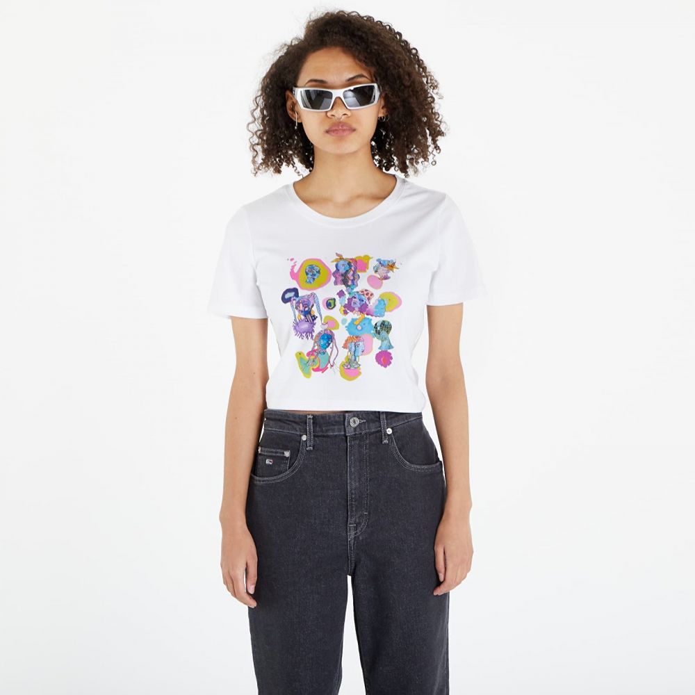 Tričko Footshop Romanian Artist Croptop White L
