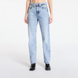Džínsy Calvin Klein Jeans High Rise Straight Jeans Denim Medium W25/L30