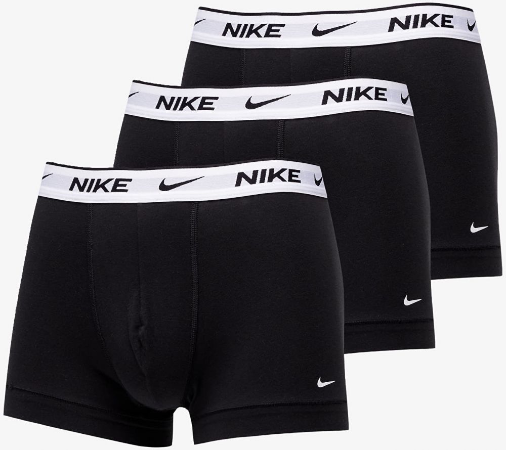 Nike Dri-FIT Everyday Cotton Stretch Trunk 3-Pack Black/ White XL