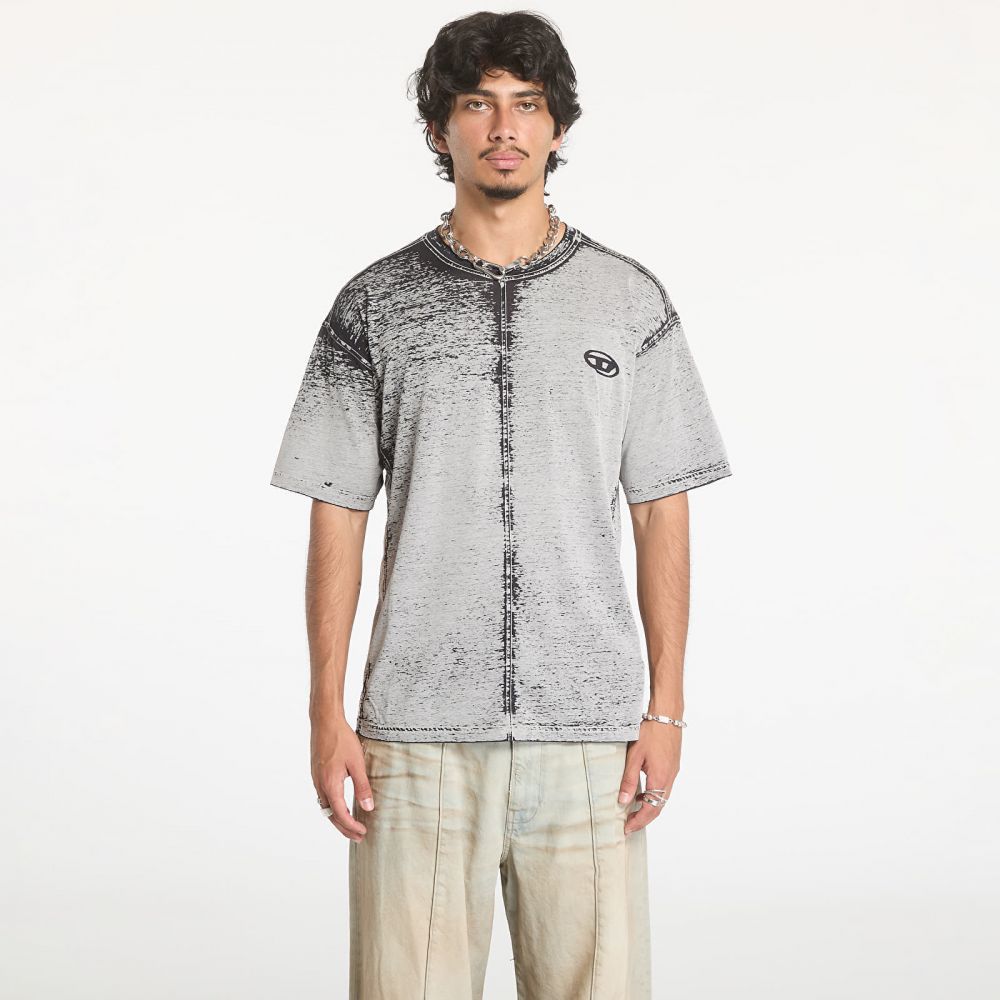 Tričko Diesel T-Boxt-Dev T-Shirt Silver Sconce XS
