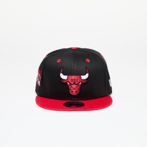 Šiltovka New Era Chicago Bulls Team Colour Black 9FIFTY Snapback Cap Black/ Front Door Red M-L