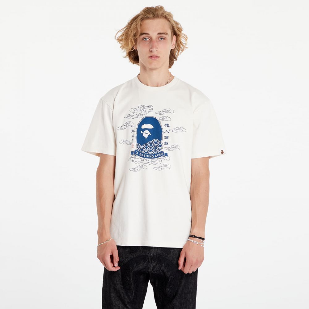 Tričko A BATHING APE 31St Anniversary Japan Ape Head Tee Ivory XL