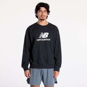 Mikina New Balance Sport Essentials French Terry Logo Crew Sweatshirt Black S