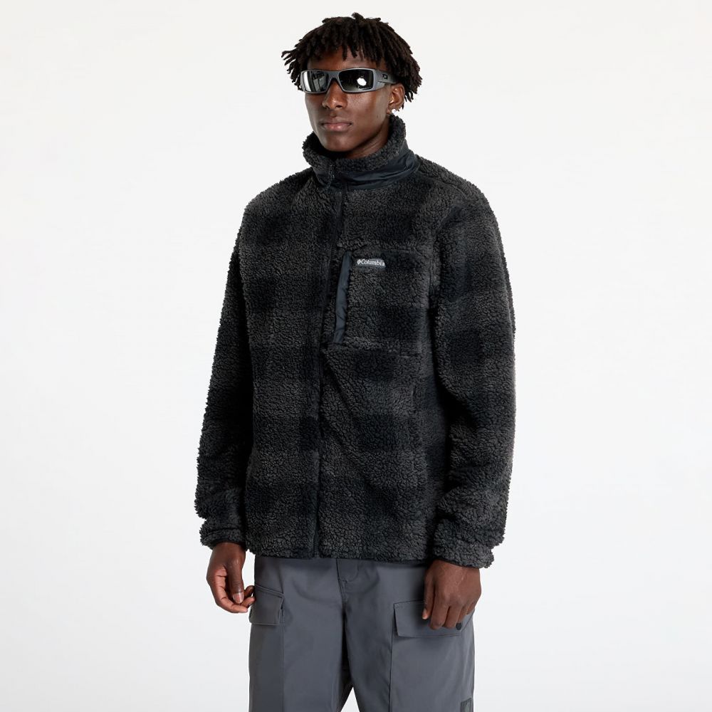 Mikina Columbia Winter Pass™ Printed Fleece II Jacket Black Check S