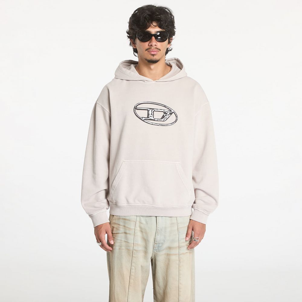 Mikina Diesel S-Boxt-Hood-Q7 Sweat-Shirt Grey XL