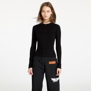 Tričko Y-3 Fitted Long Sleeve Tee Black L