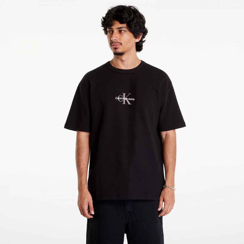 Tričko Calvin Klein Jeans City Grid Short Sleeve Tee Black XL
