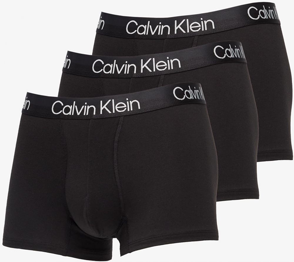 Calvin Klein Structure Cotton Trunk 3-Pack Black M