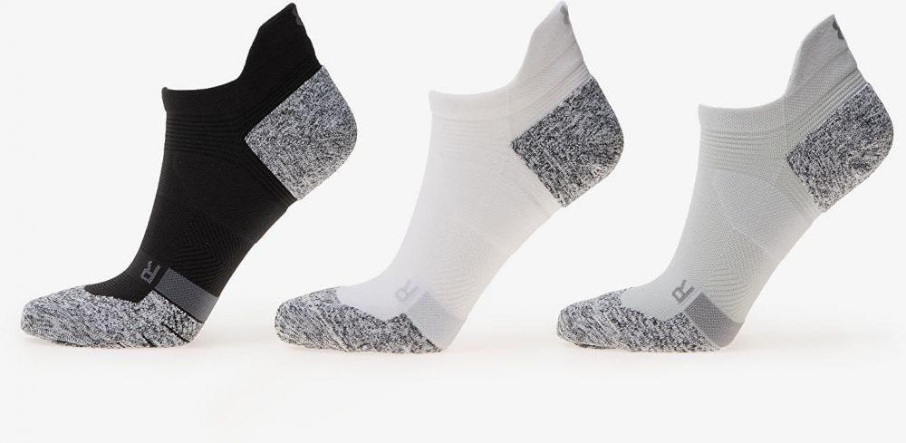 Under Armour D Pro No Show Socks 3-Pack Black S