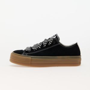 Tenisky Converse Chuck Taylor All Star Lift Platform Suede Black/ Egret/ Light Brown EUR 38
