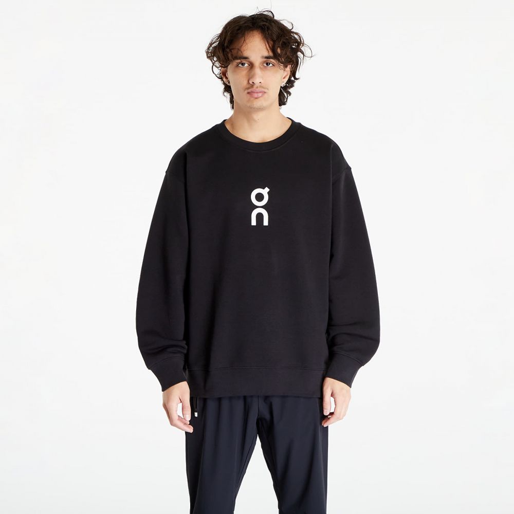 Mikina On Club Crew Sweatshirt Black L