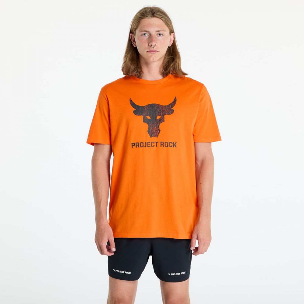 Tričko Under Armour Project Rock Payoff Graphc SS Team Orange/ Black L