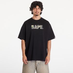 Tričko A BATHING APE Rhinestone Logo Relaxed Fit Short Sleeve Tee Black M