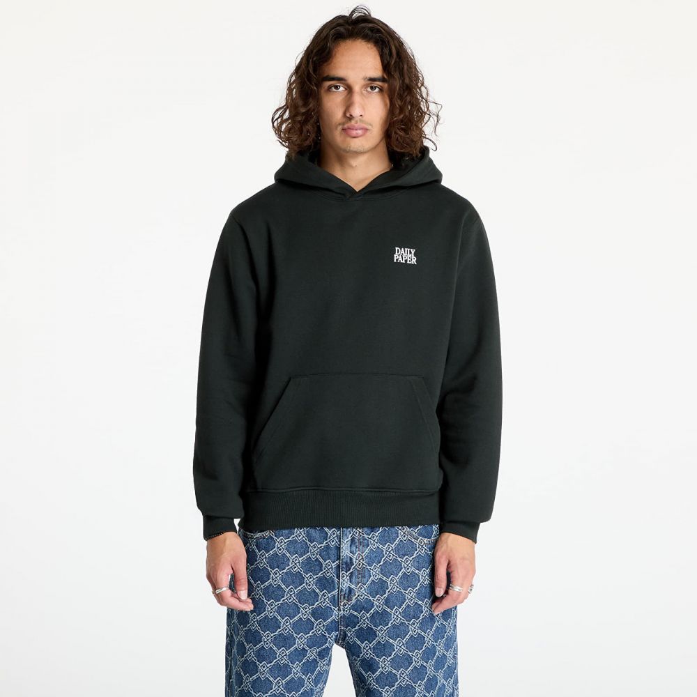 Mikina Daily Paper Smoothie Hoodie Jet Black S