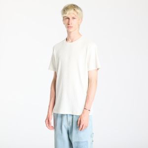 Tričko Calvin Klein Jeans Linear Quilted Tee Ivory M