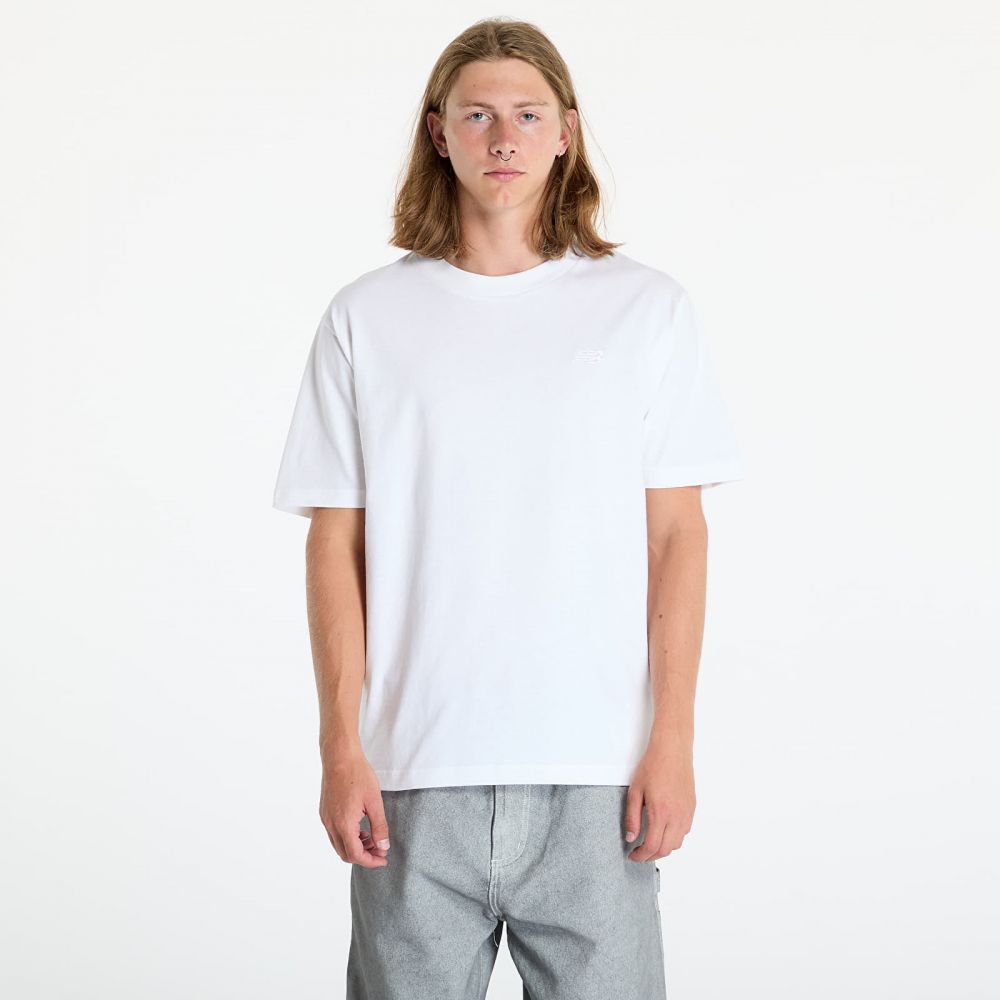 Tričko New Balance Athletics Cotton T-Shirt White L