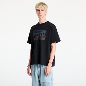 Tričko PLEASURES Box Logo Heavyweight T-Shirt Black S