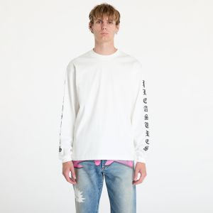 Tričko PLEASURES Oe Heavyweight Long Sleeve Tee White XXL
