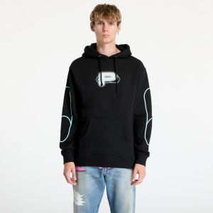 Mikina PLEASURES Pixel P Hoodie Black S