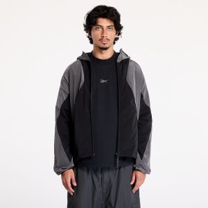 Bunda Reebok Running Hooded Jacket Black/ Misty Grey XXL